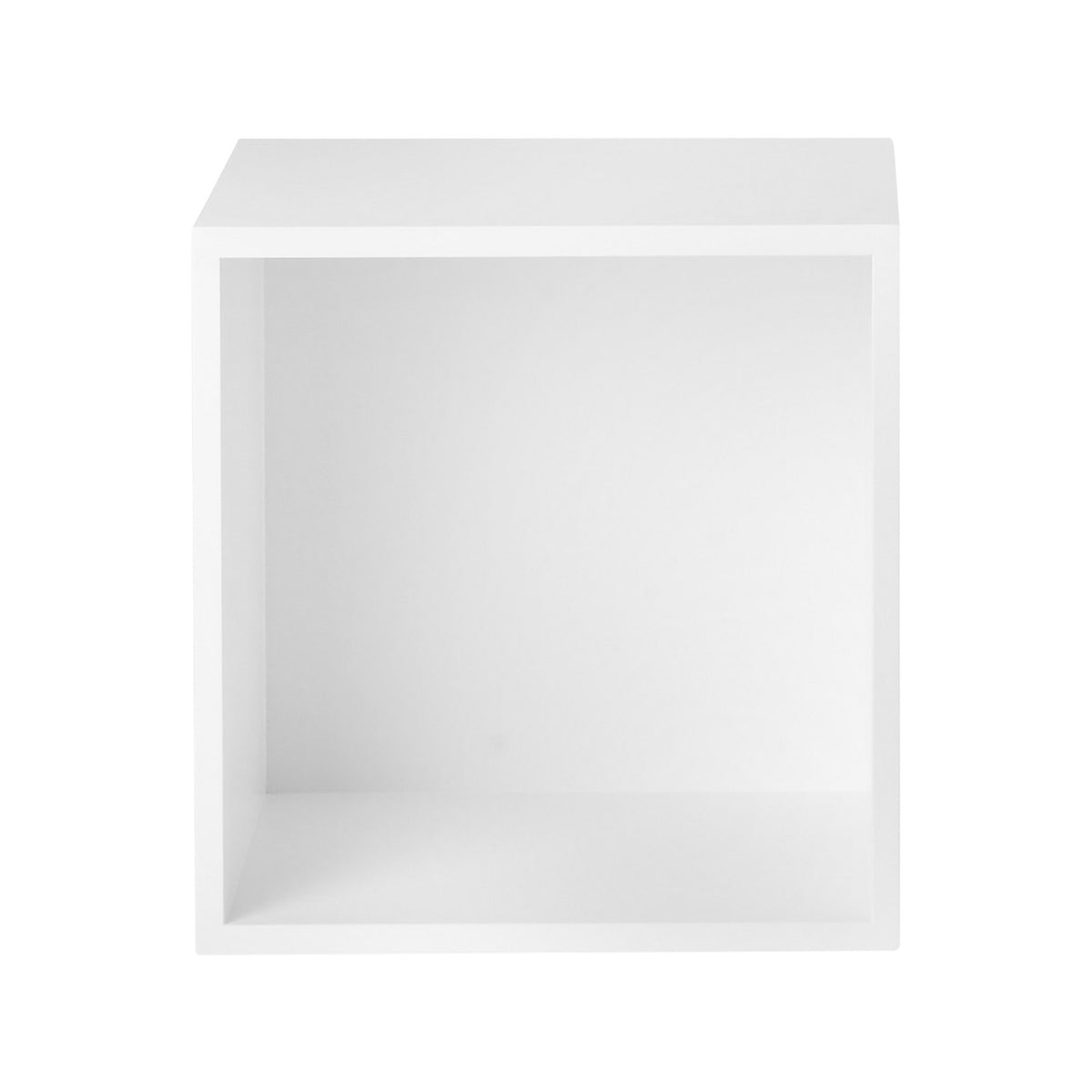Stacked Module - With Backboard, Medium, White - Shelving - Muuto