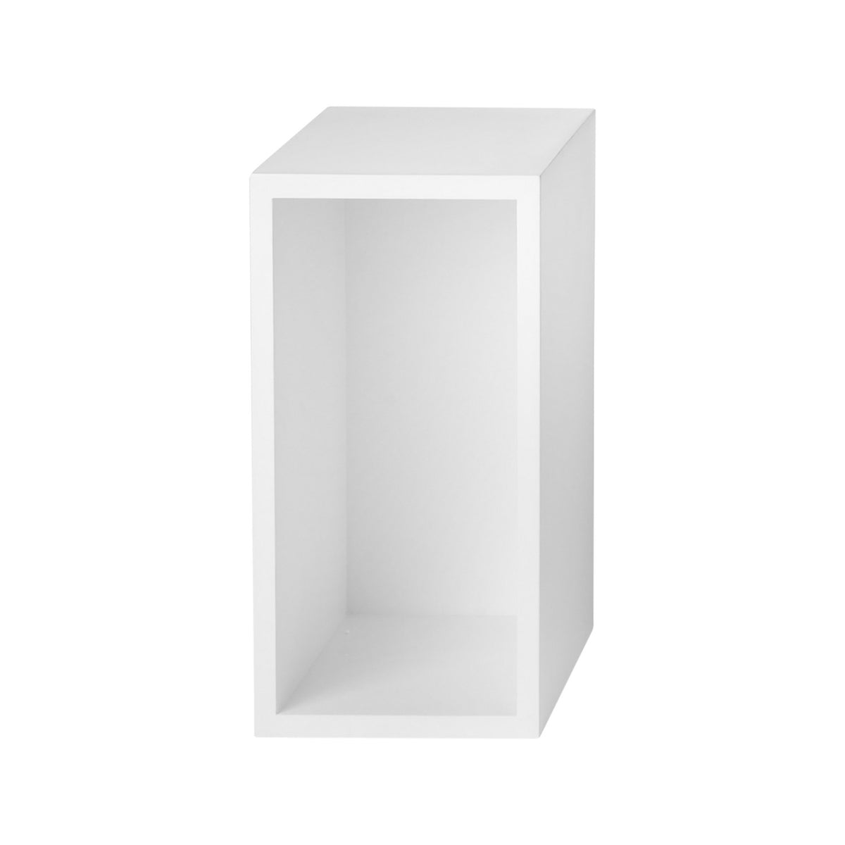 Stacked Module - With Backboard, Small, White - Shelving - Muuto