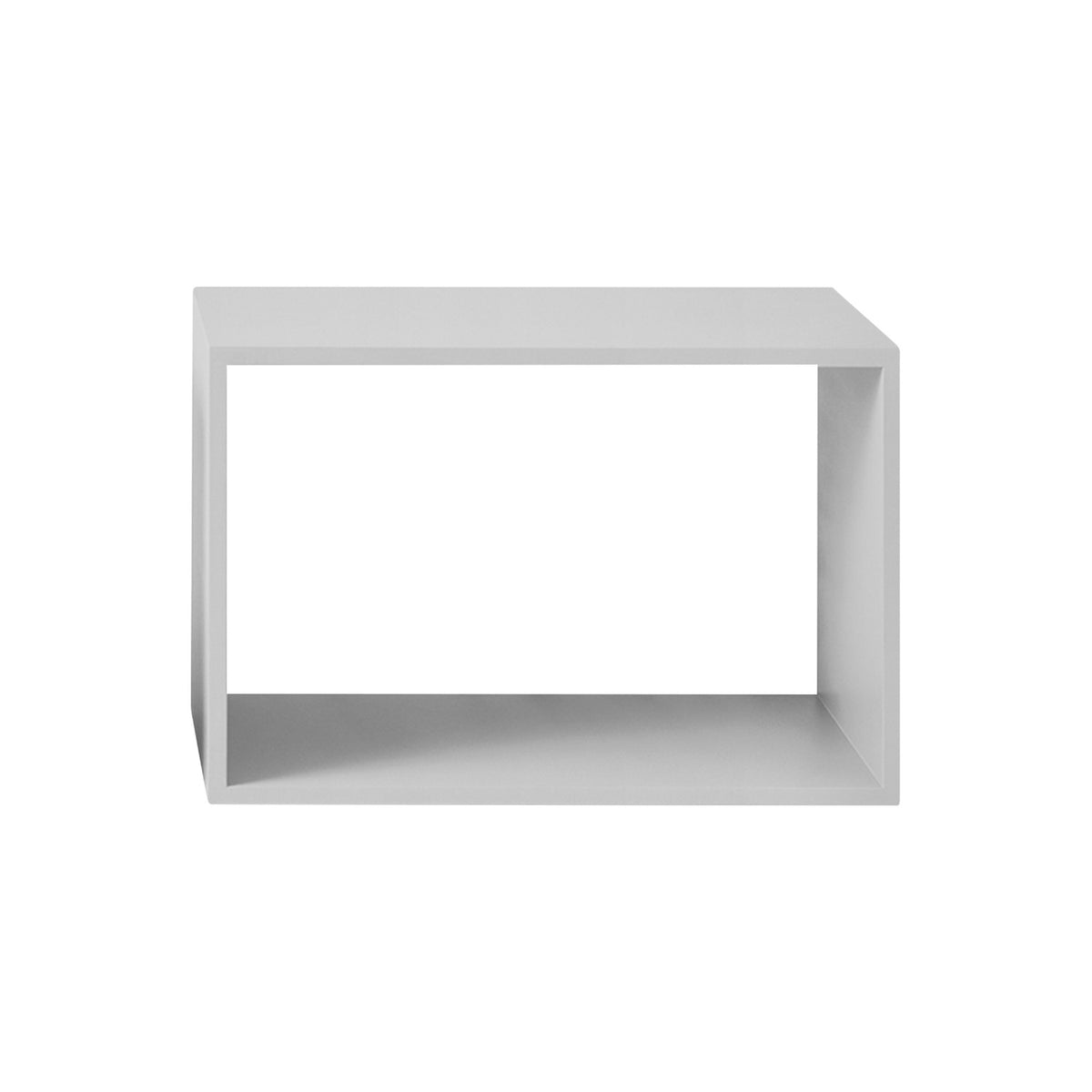 Stacked Module - Open, Large, Grey - Shelving - Muuto