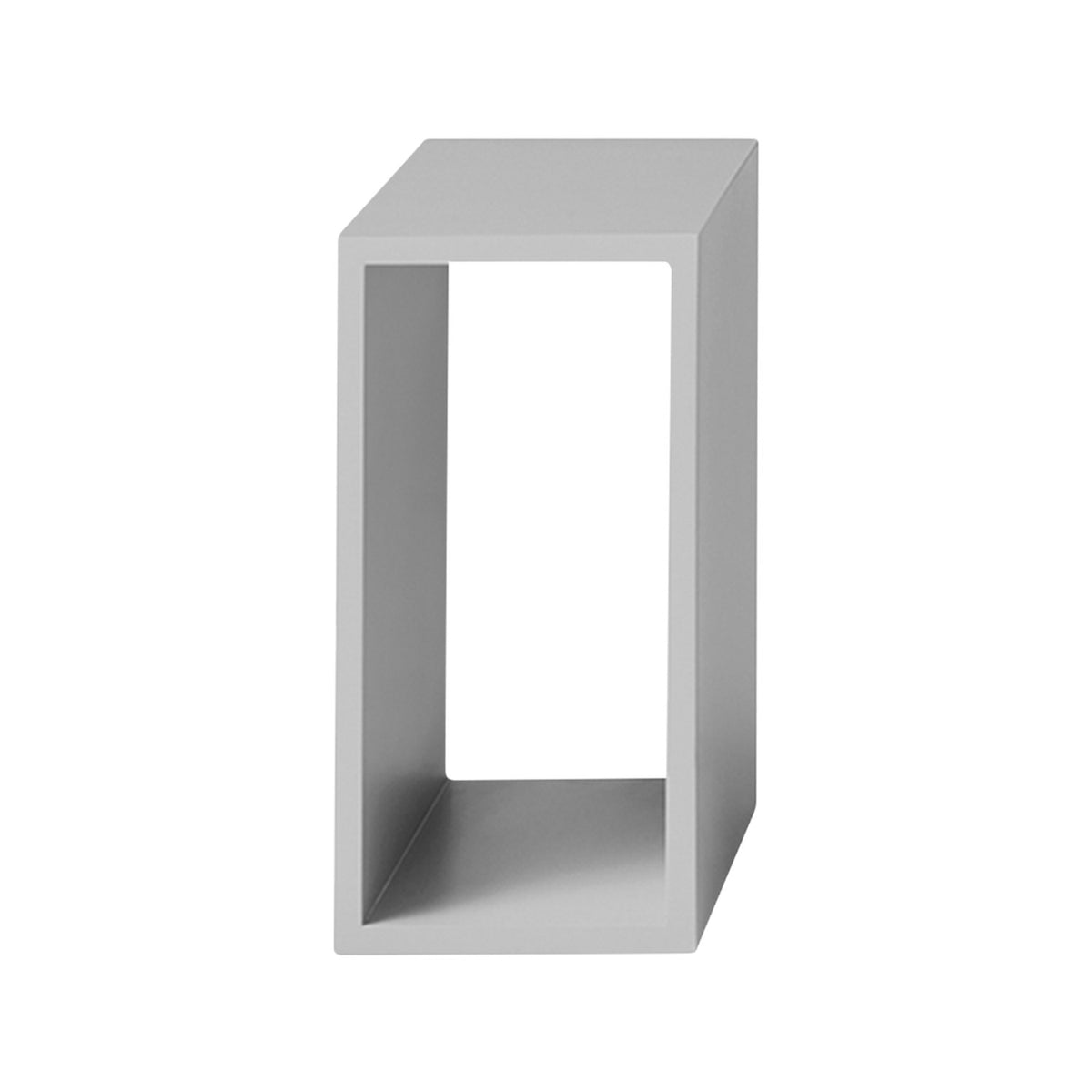 Stacked Module - Open, Small, Grey - Shelving - Muuto