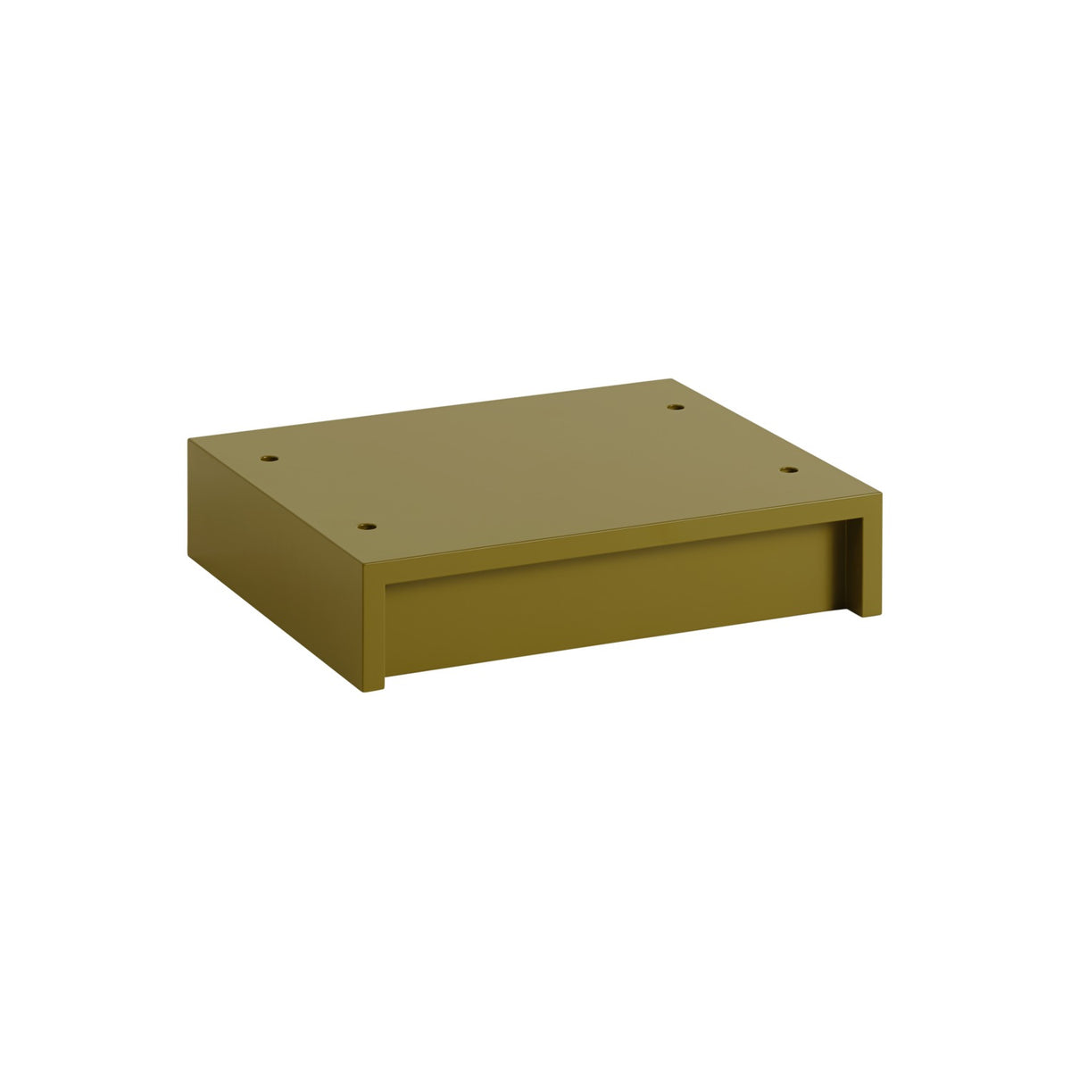 Stacked Plinth - 43.5 × 35 cm, Brown Green - Shelving - Muuto