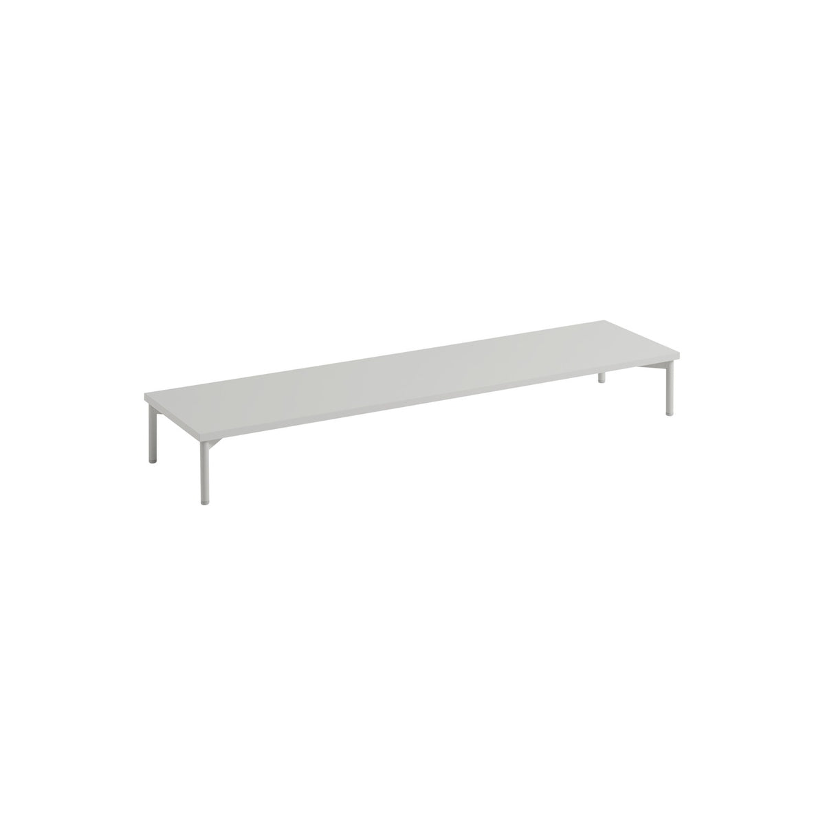 Stacked Podium - 131 × 35 cm, Grey - Shelving - Muuto