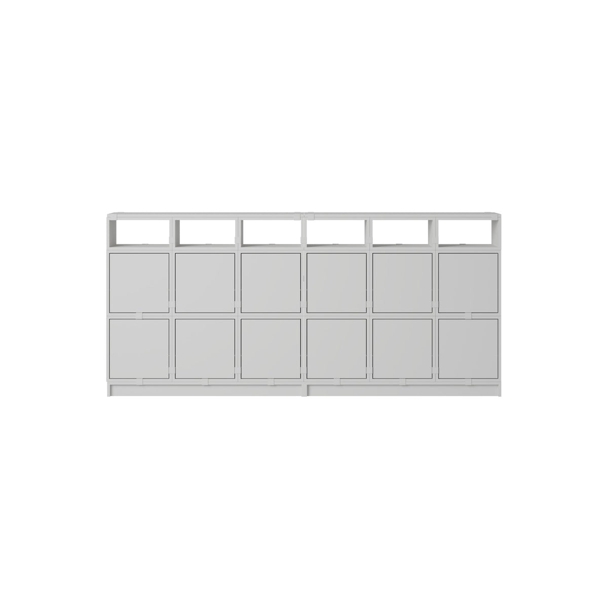 Stacked Sideboard - Configuration 1, Grey - Sideboard - Muuto