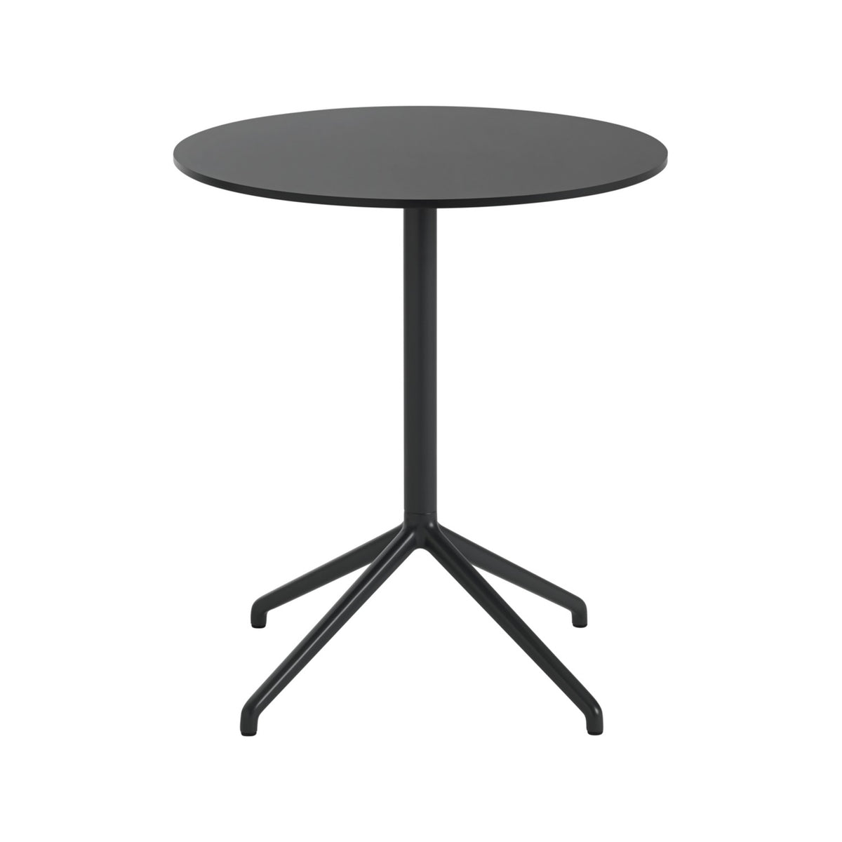 Still Café Table - Ø 65 cm, Black Nanolaminate / Anthracite Black - Dining Tables - Muuto