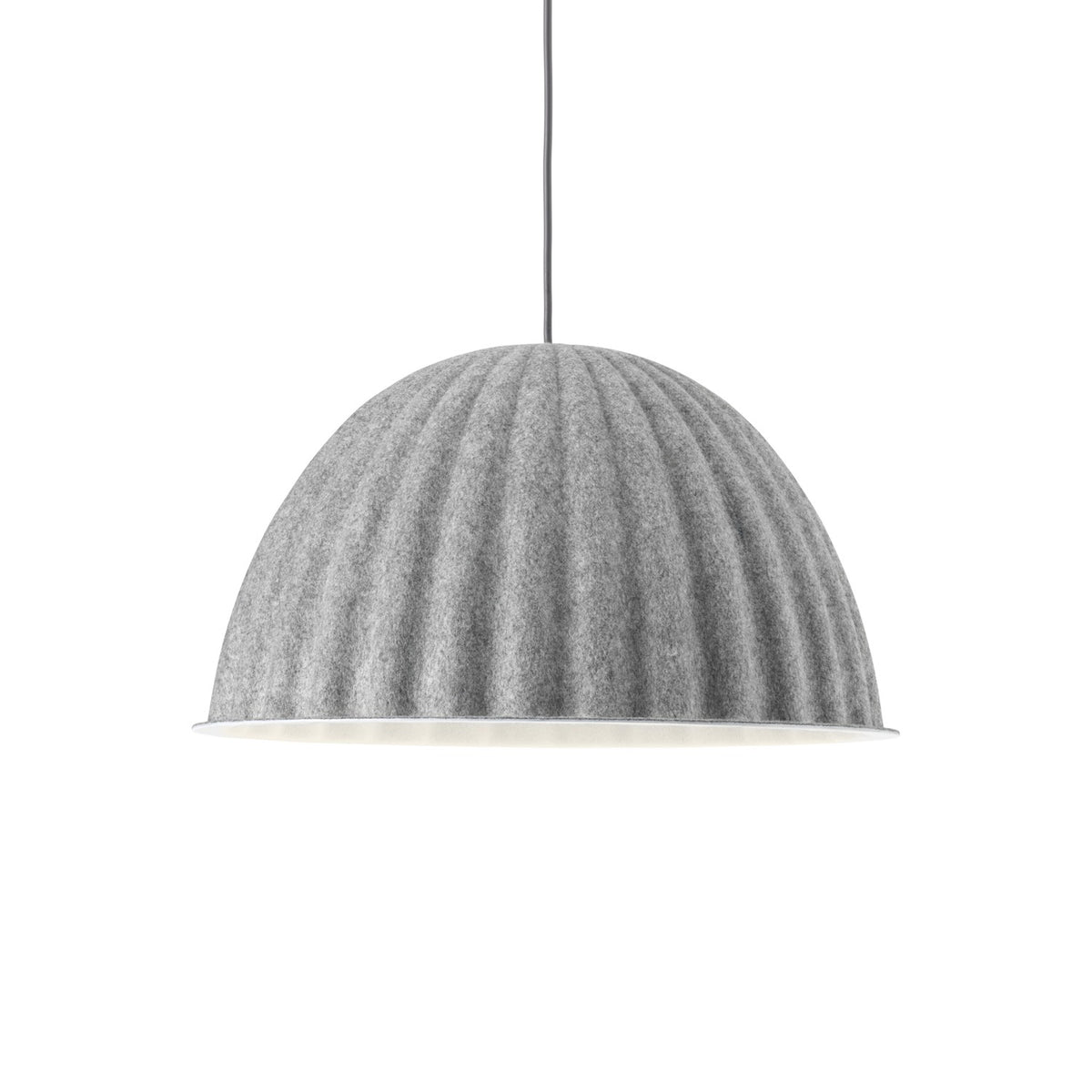 Under the Bell Pendant Lamp - Ø 55 cm, Grey - Pendant Lights - Muuto
