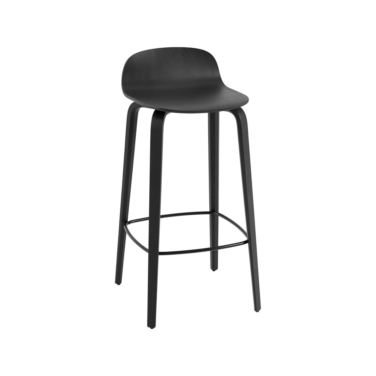 Visu Bar Stool - Black - Stools - Muuto