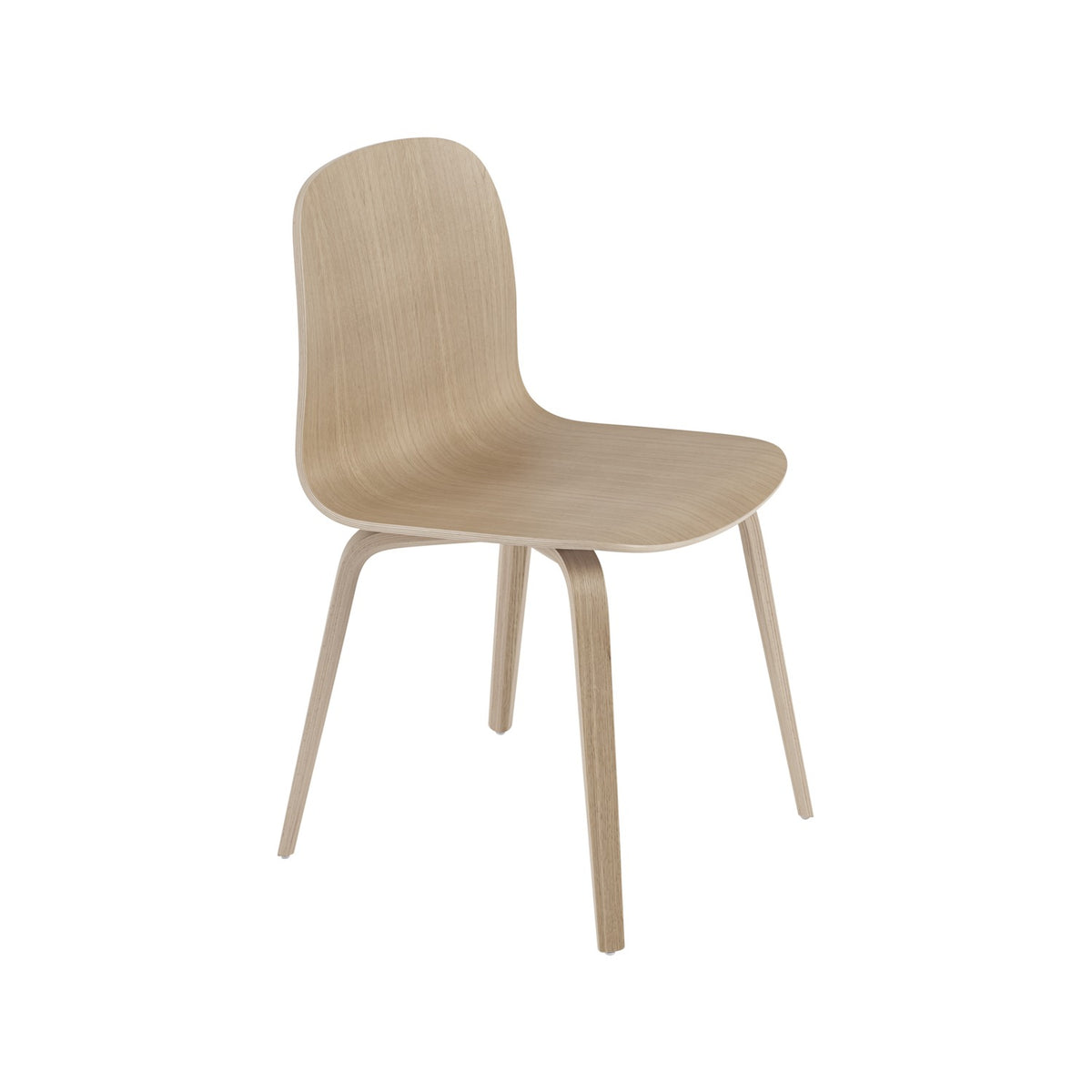 Visu Chair - Wood Base, Oak - Chairs - Muuto