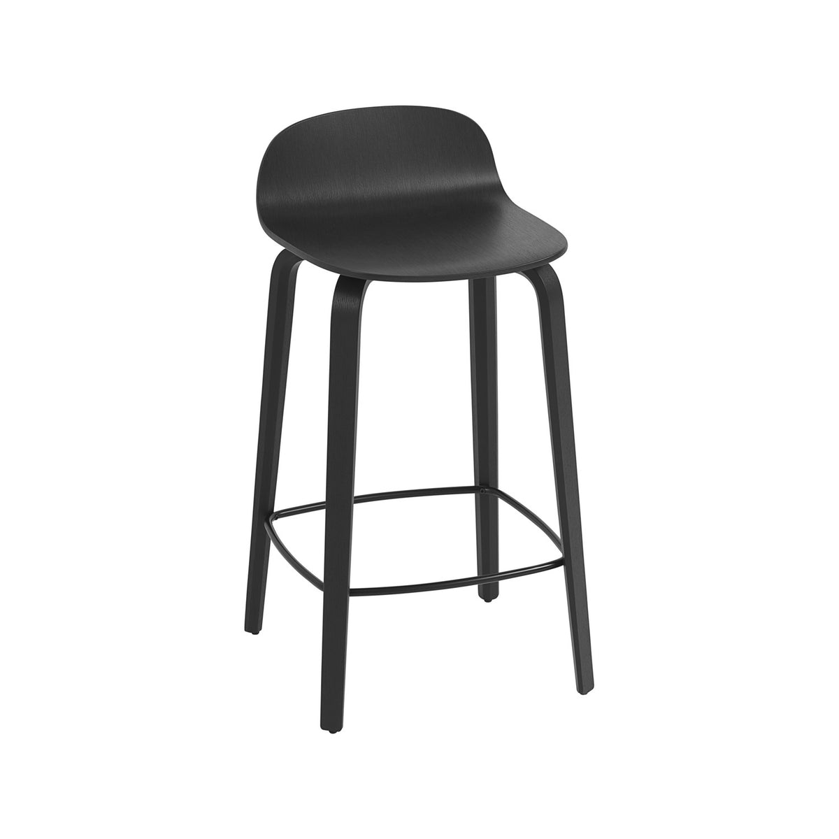 Visu Counter Stool - Black - Stools - Muuto