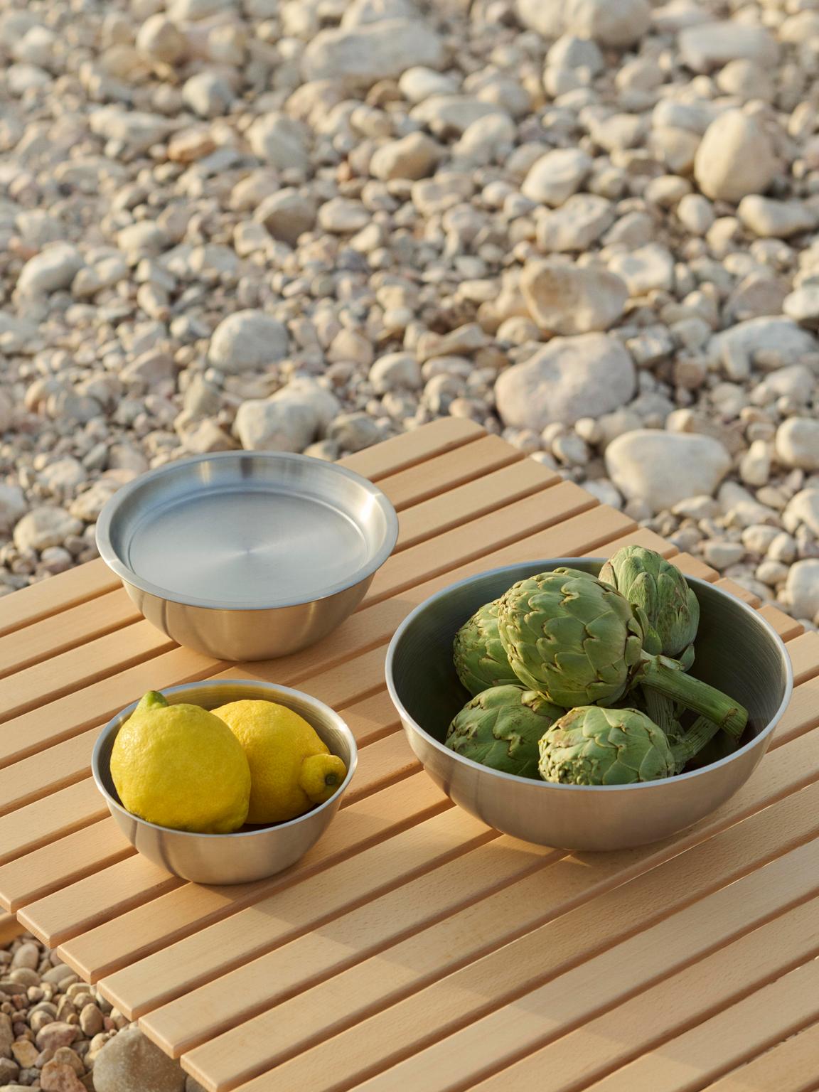 Outdoor Market Steel Bowl with Lid – HAY – view 5