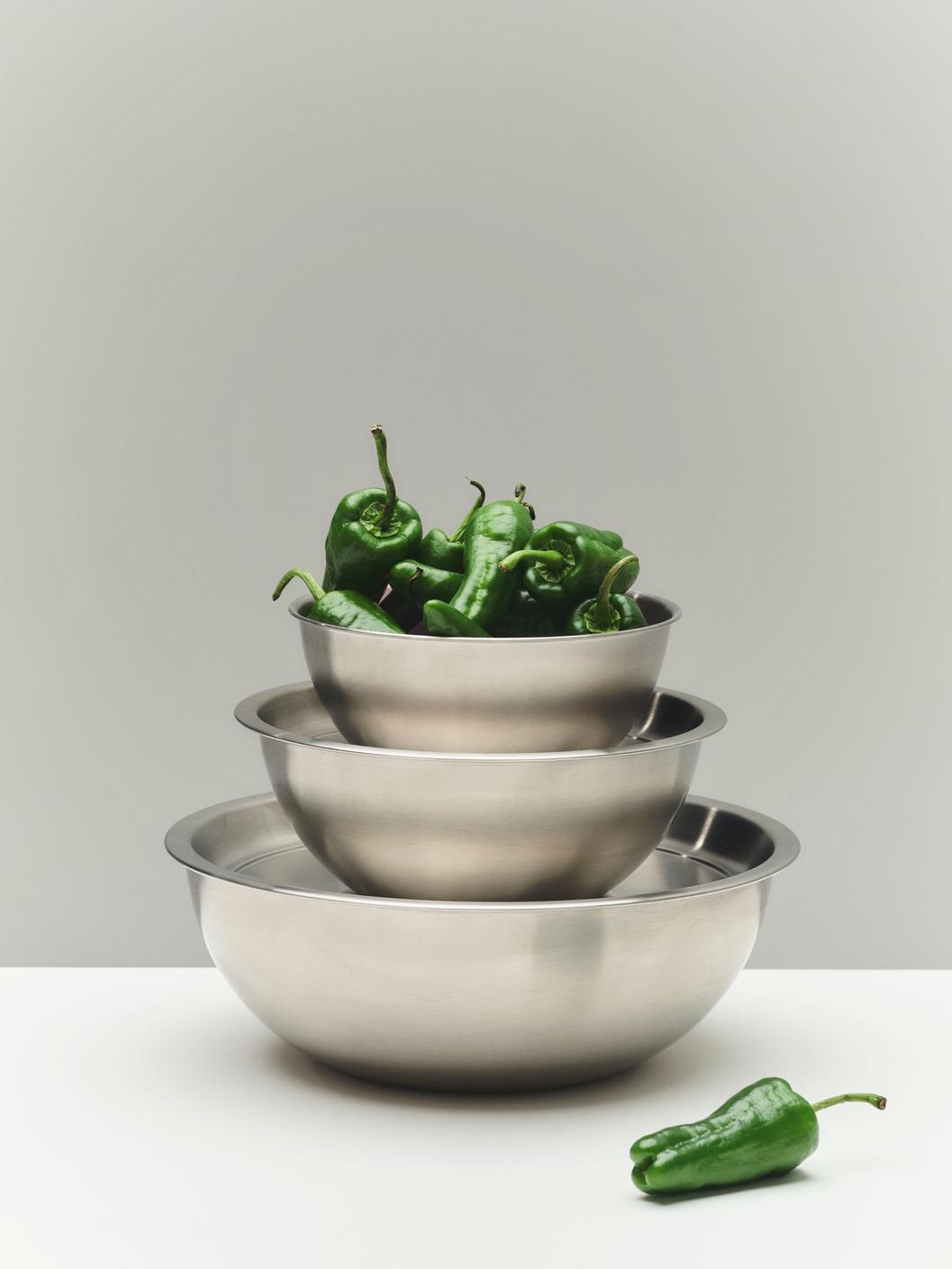 Outdoor Market Steel Bowl with Lid