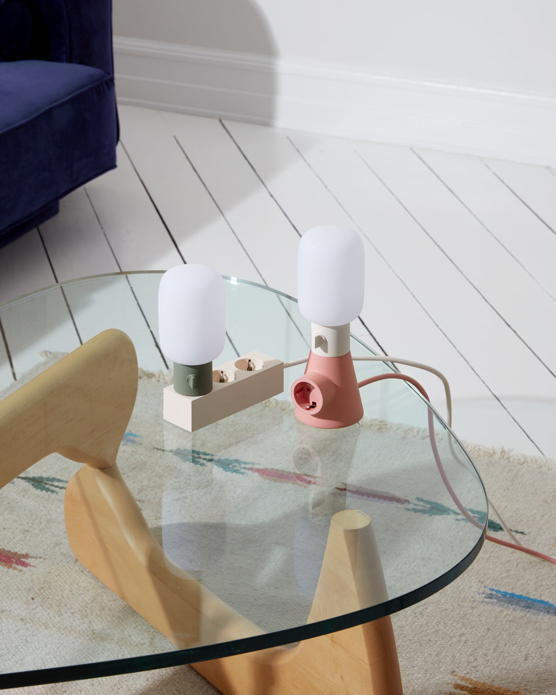 Plug-in Lamp - Mossy Green – Pedestal – view 3
