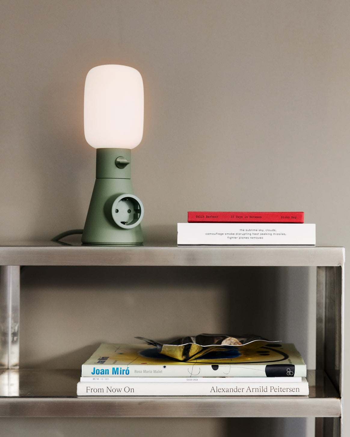 Plug-in Lamp - Mossy Green – Pedestal – view 6