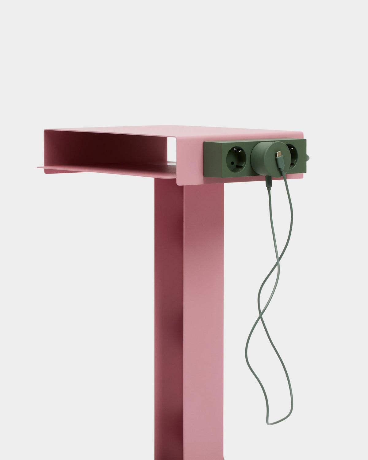 Power Adapter - Mossy Green – Pedestal – view 5