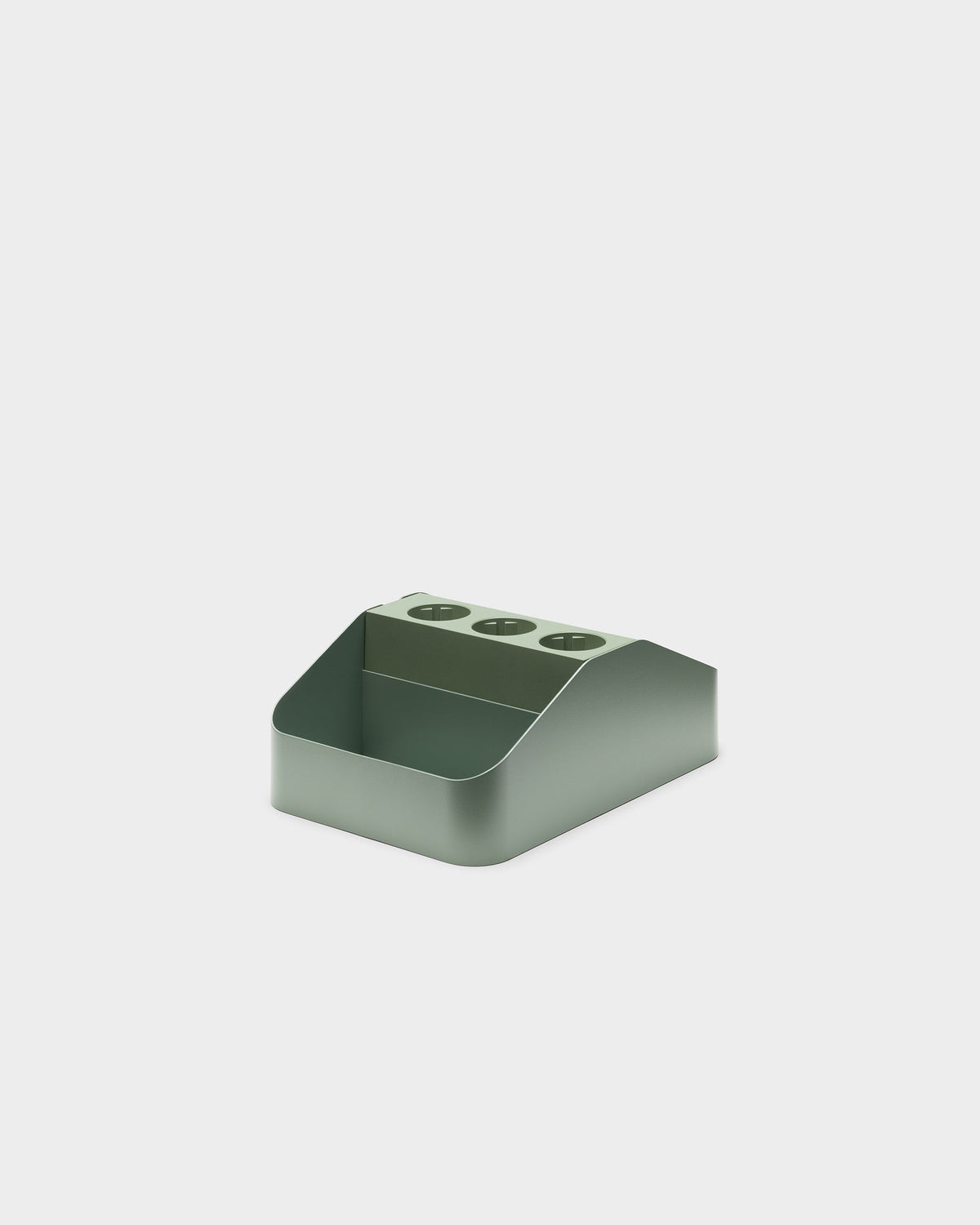 Power Bar Tray Double - Mossy Green – Pedestal – view 4