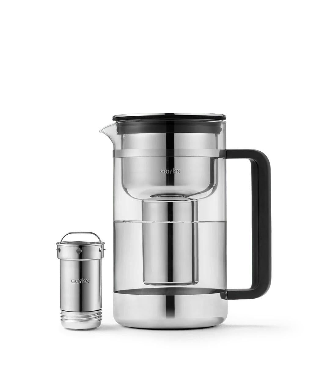 Purifier Large – Water filter pitcher in glass – Aarke – view 8