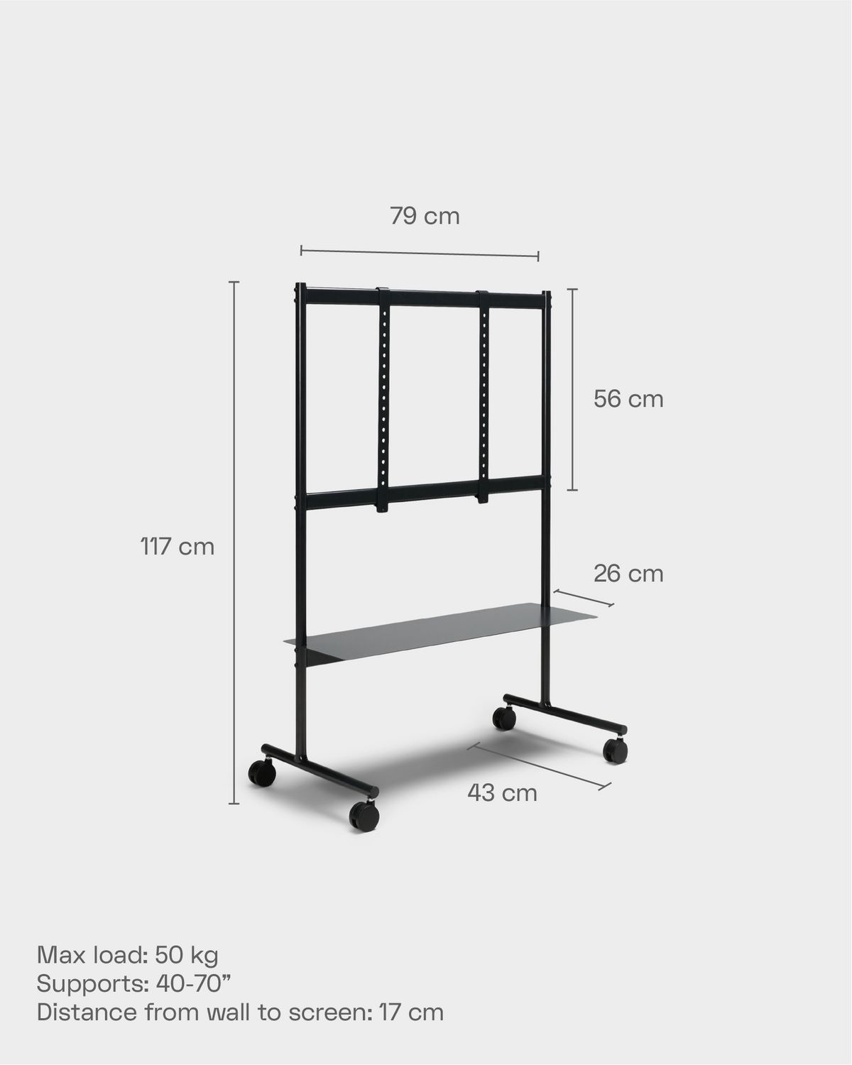 Rover TV-Stand - Oat – Pedestal – view 5