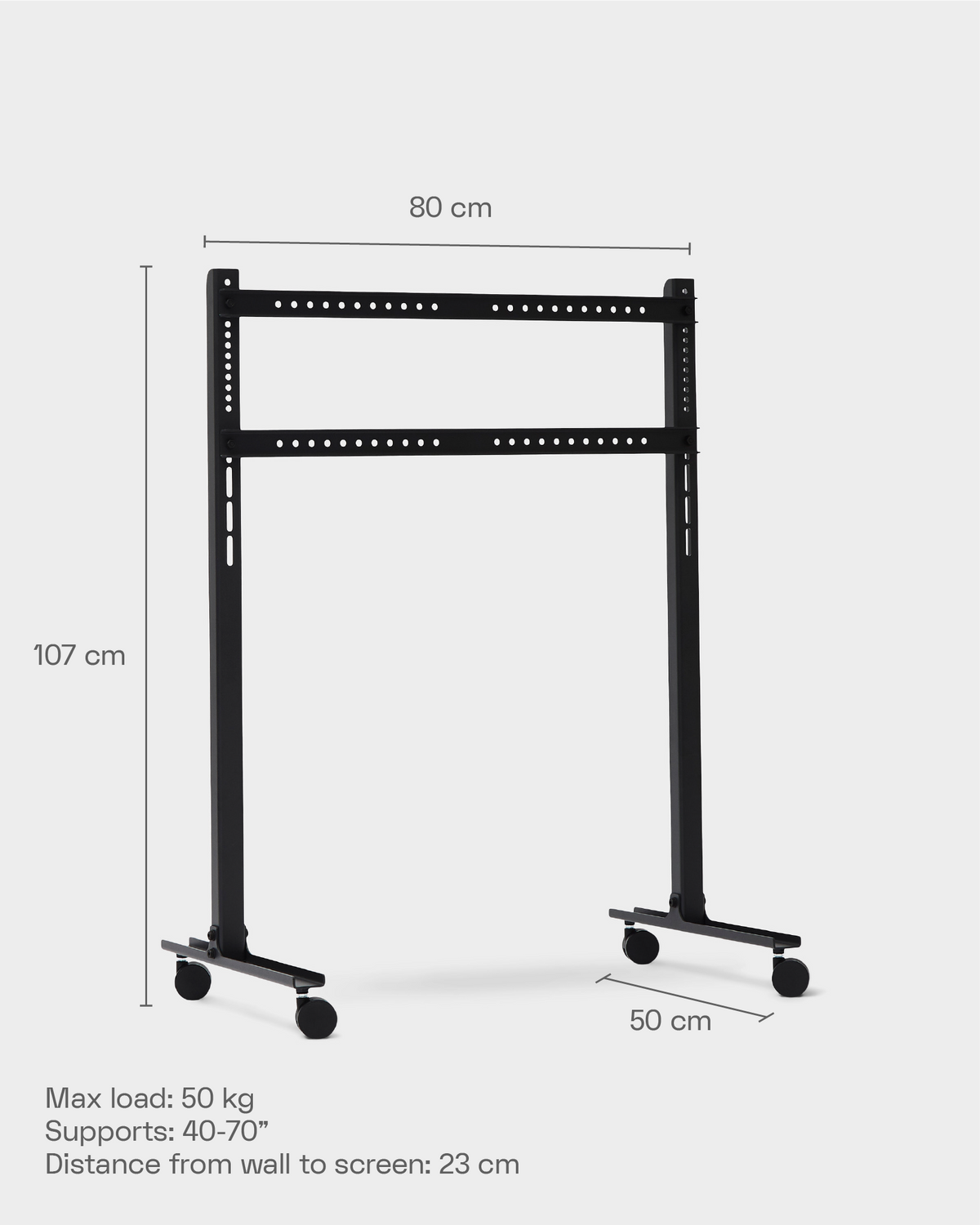 Straight Rollin' TV-Stand - Mushroom – Pedestal – view 9