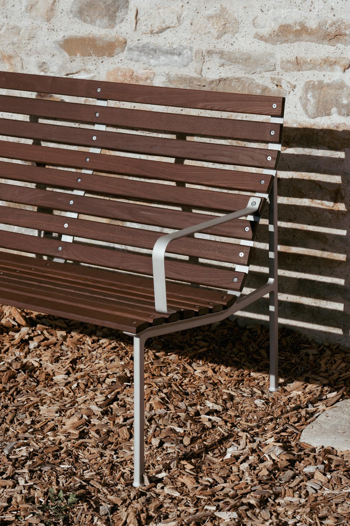 Traverse Lounge Bench with Arm – HAY – view 4