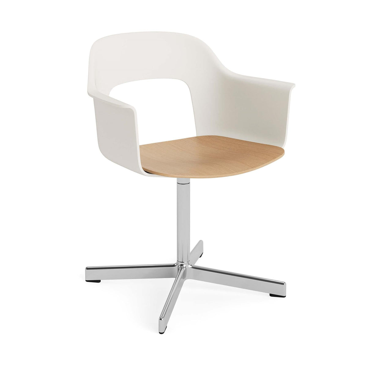 Layout Armchair 232 with 4 Star Swivel Base – HAY – view 21