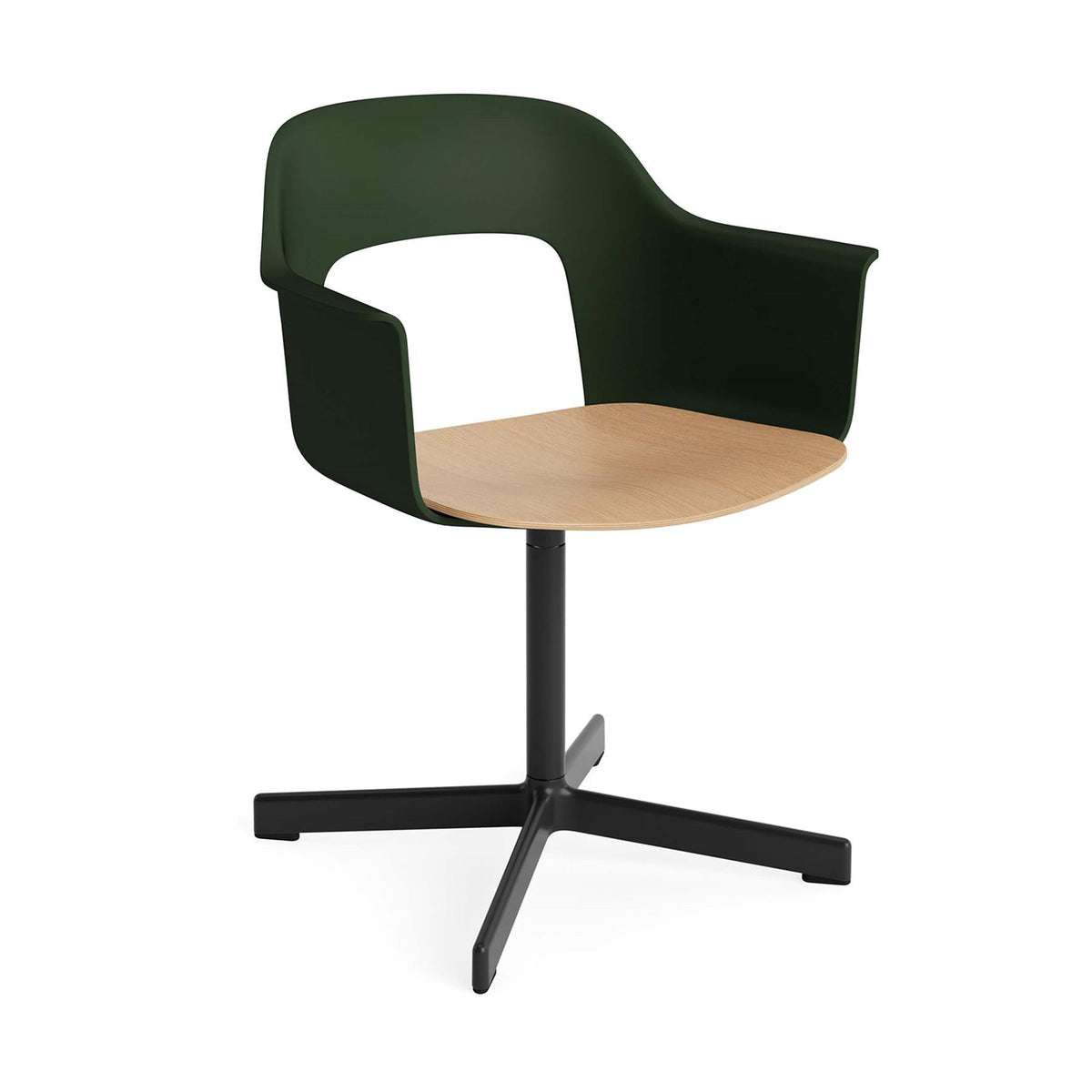 Layout Armchair 232 with 4 Star Swivel Base – HAY – view 18
