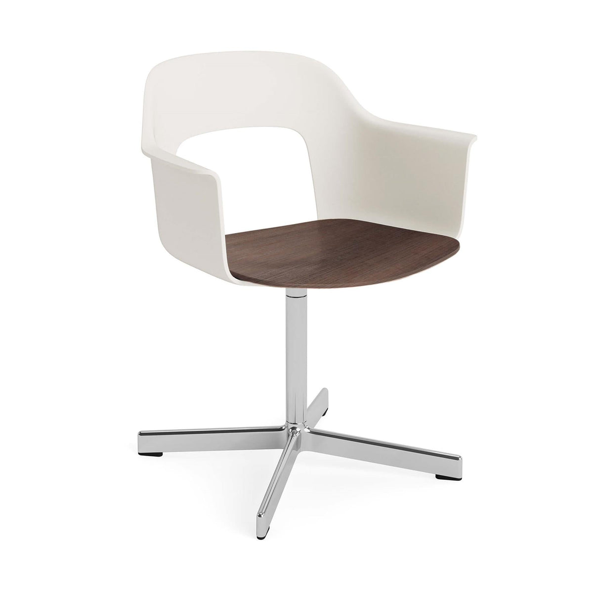 Layout Armchair 232 with 4 Star Swivel Base – HAY – view 15