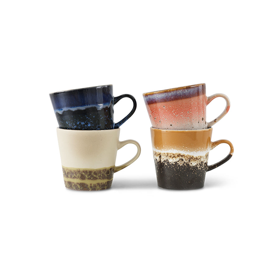 70s Ceramics – Americano Mugs, Pegasus (set of 4) – HKLIVING