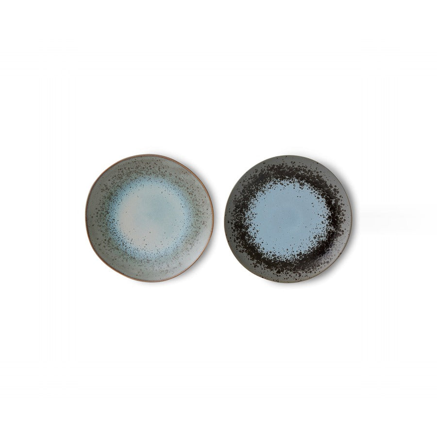 70s Ceramics – Dinner Plates, Mineral (set of 2) – HKLIVING – view 7