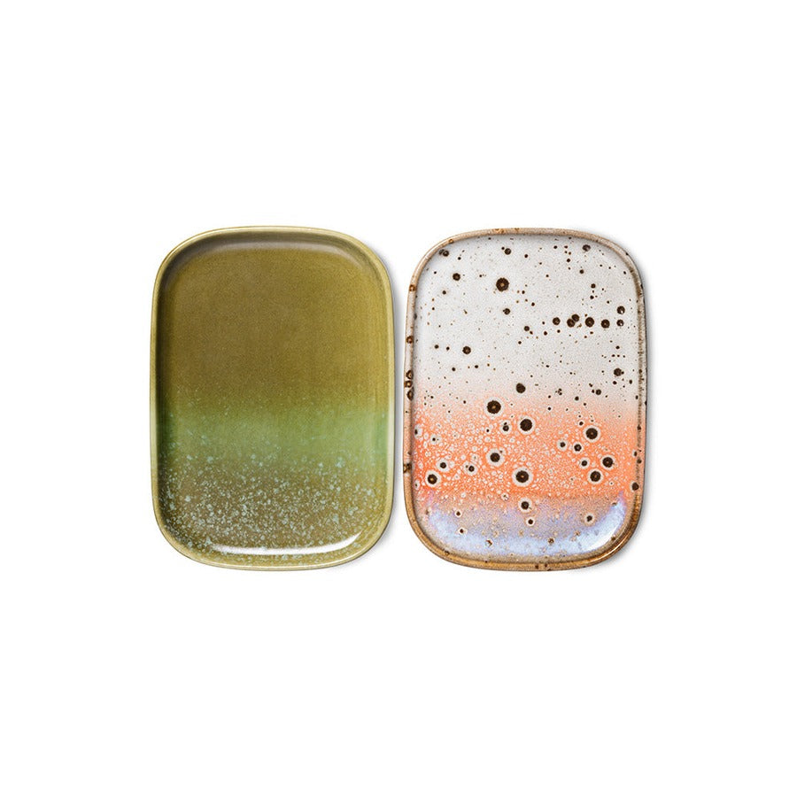 70s Ceramics – Small Trays, Atlas (set of 2) – HKLIVING