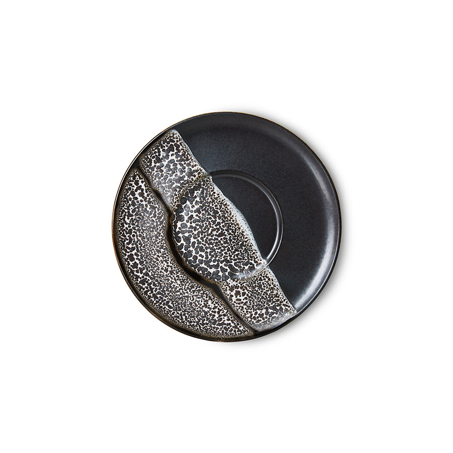 70s Ceramics – Saucers, Big Sur (set of 4) – HKLIVING – view 3