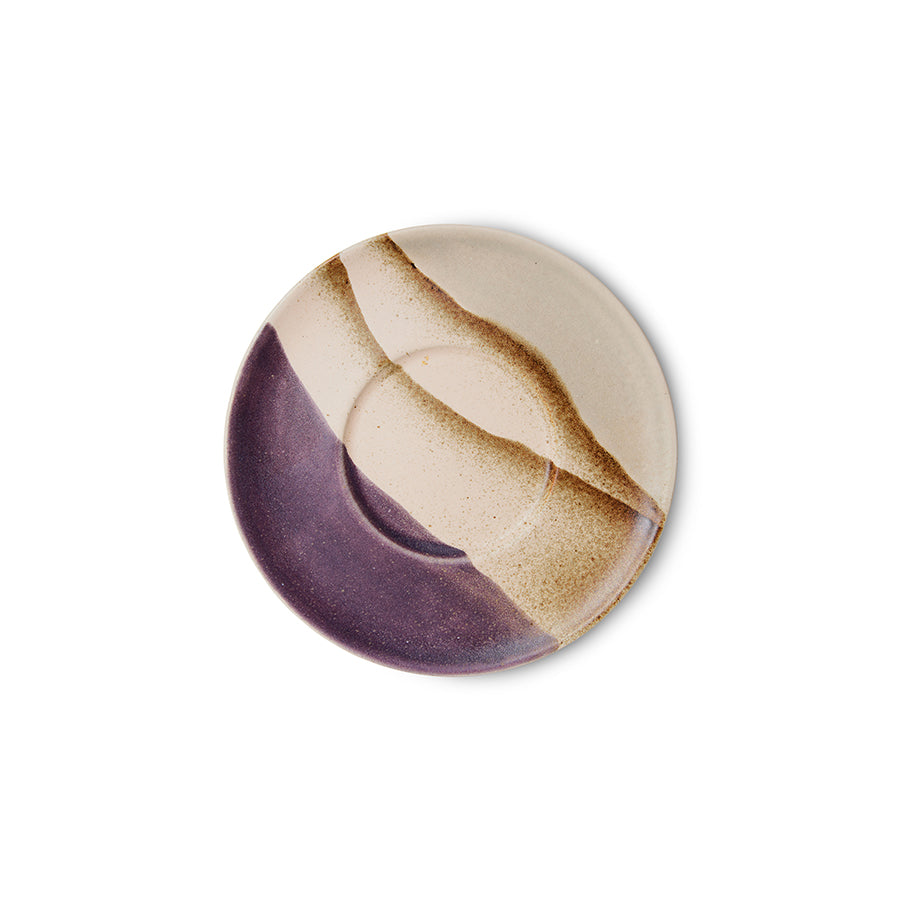 70s Ceramics – Saucers, Big Sur (set of 4) – HKLIVING – view 6