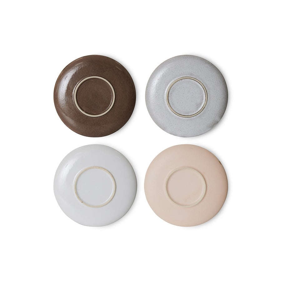 70s Ceramics – Saucers, Big Sur (set of 4) – HKLIVING – view 7