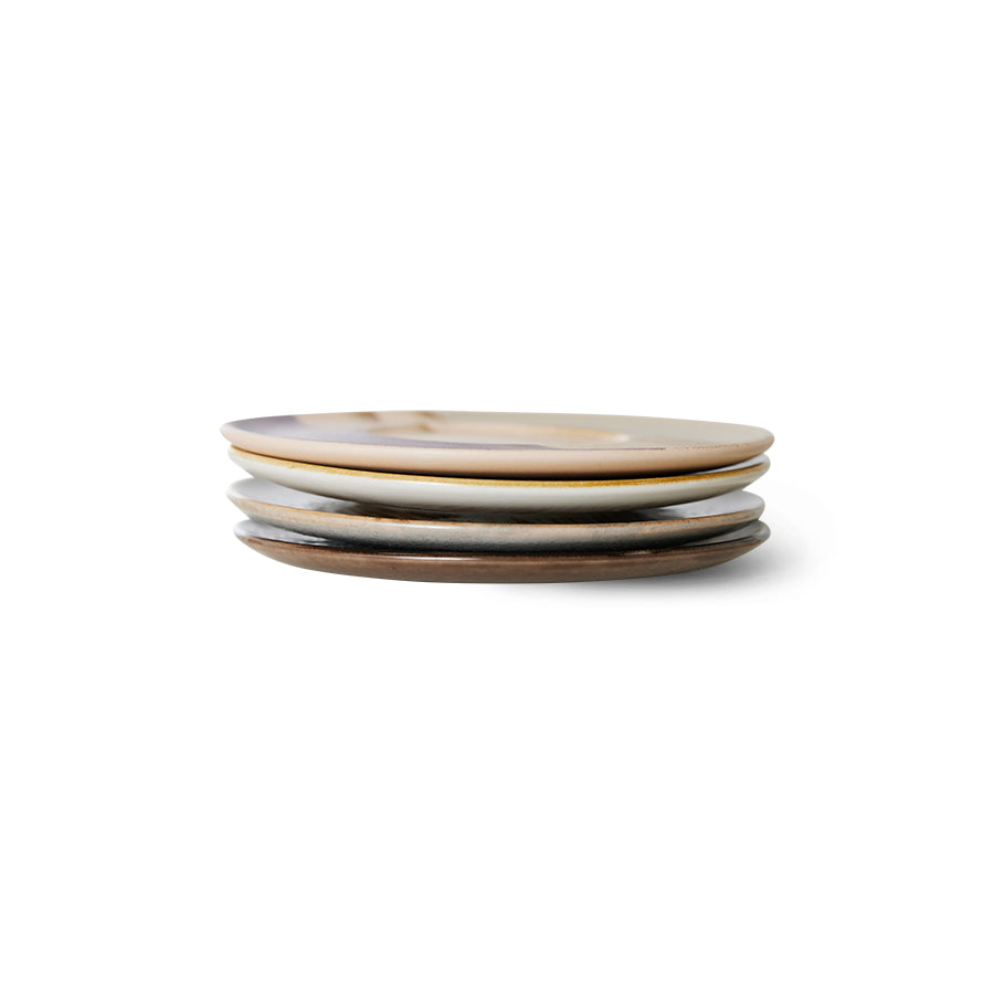 70s Ceramics – Saucers, Big Sur (set of 4) – HKLIVING – view 8