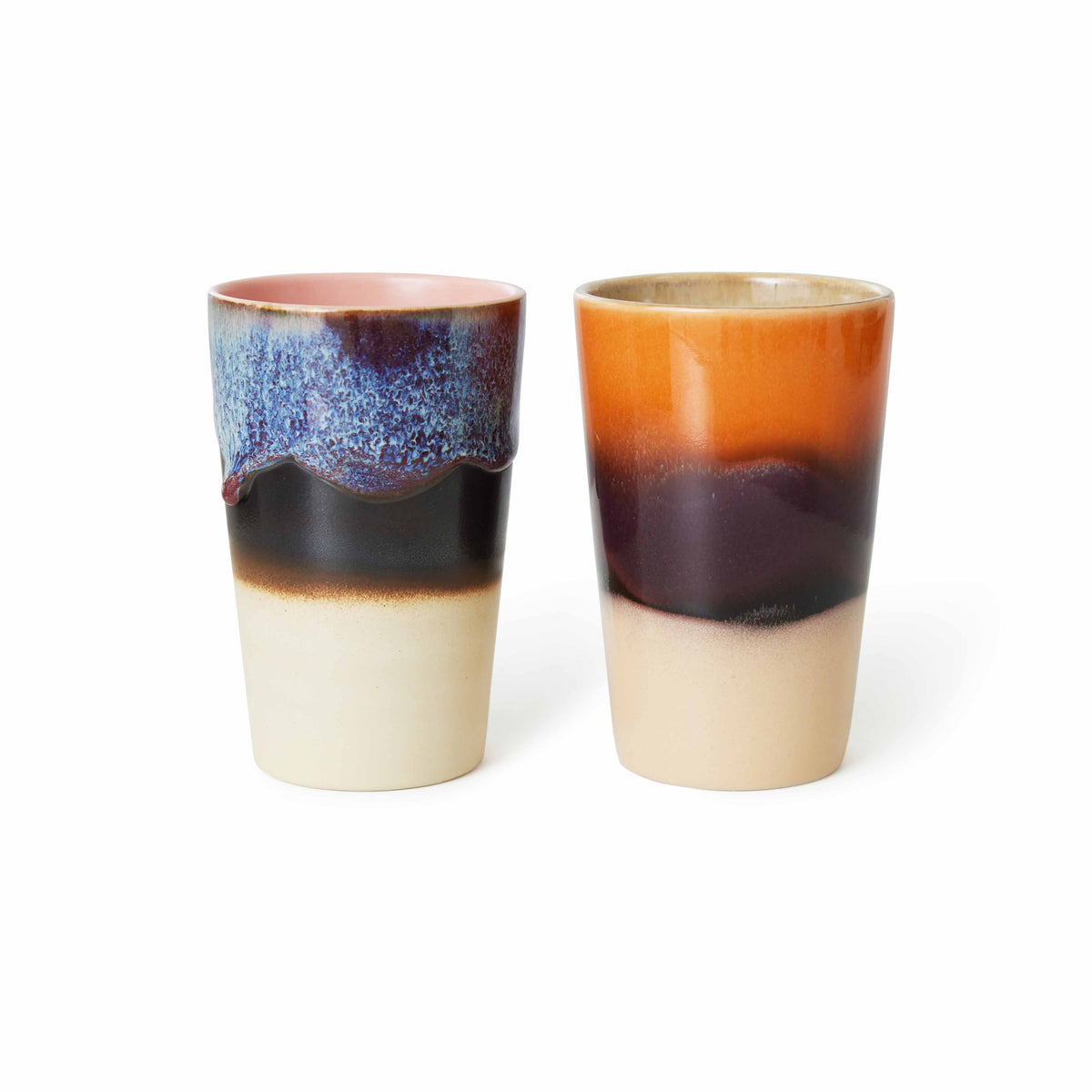 70s Ceramics – Teebecher, Dusk (2er-Set) – HKLIVING