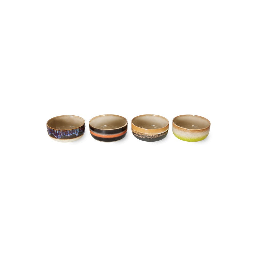70s Ceramics – Dessert Bowls, Humus (set of 4) – HKLIVING – view 5