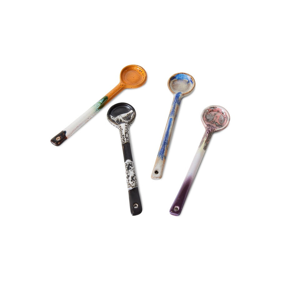 70s Ceramics – Spoons M, Force (set of 4) – HKLIVING – view 4