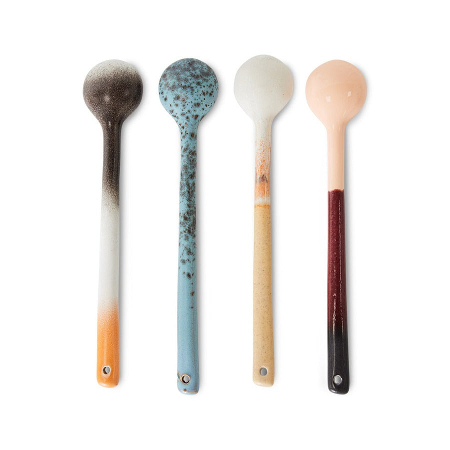 70s Ceramics – Spoons L, Breeze (set of 4) – HKLIVING – view 3