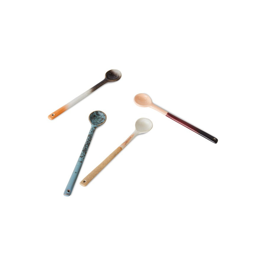 70s Ceramics – Spoons L, Breeze (set of 4) – HKLIVING – view 4