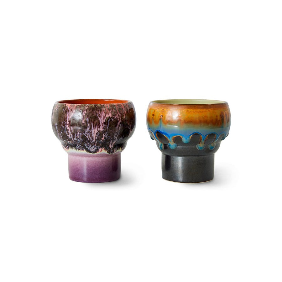 70s Ceramics – Lungo Mugs, Merge (set of 2) – HKLIVING