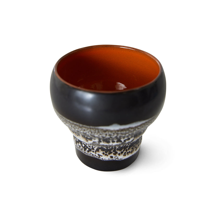 70s Ceramics – Lungo Mugs, Basalt (set of 2) – HKLIVING – view 4