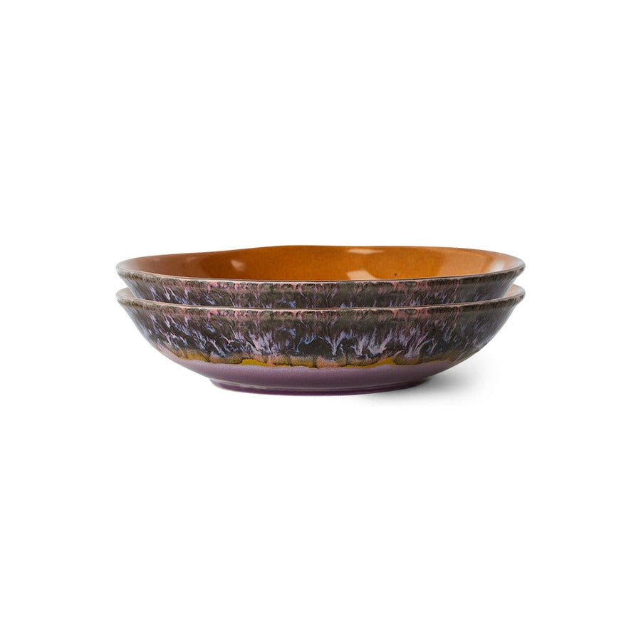 70s Ceramics – Curryschalen, Daybreak (2er-Set) – HKLIVING