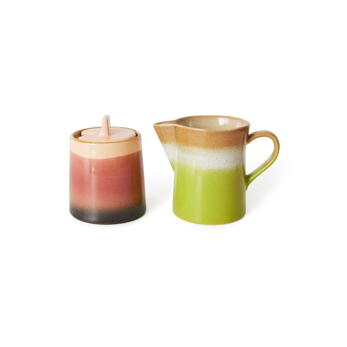 70s Ceramics – Milk Jug & Sugar Pot, Foreland – HKLIVING