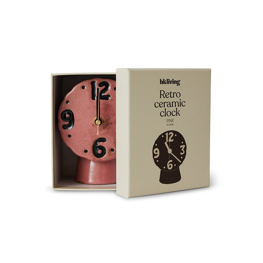 Retro Ceramic Clock – HKLIVING – view 10
