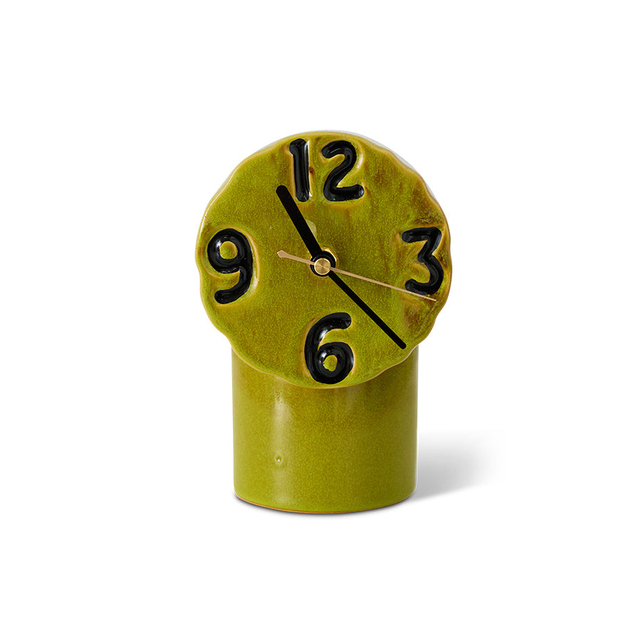 Retro Ceramic Clock – HKLIVING – view 4
