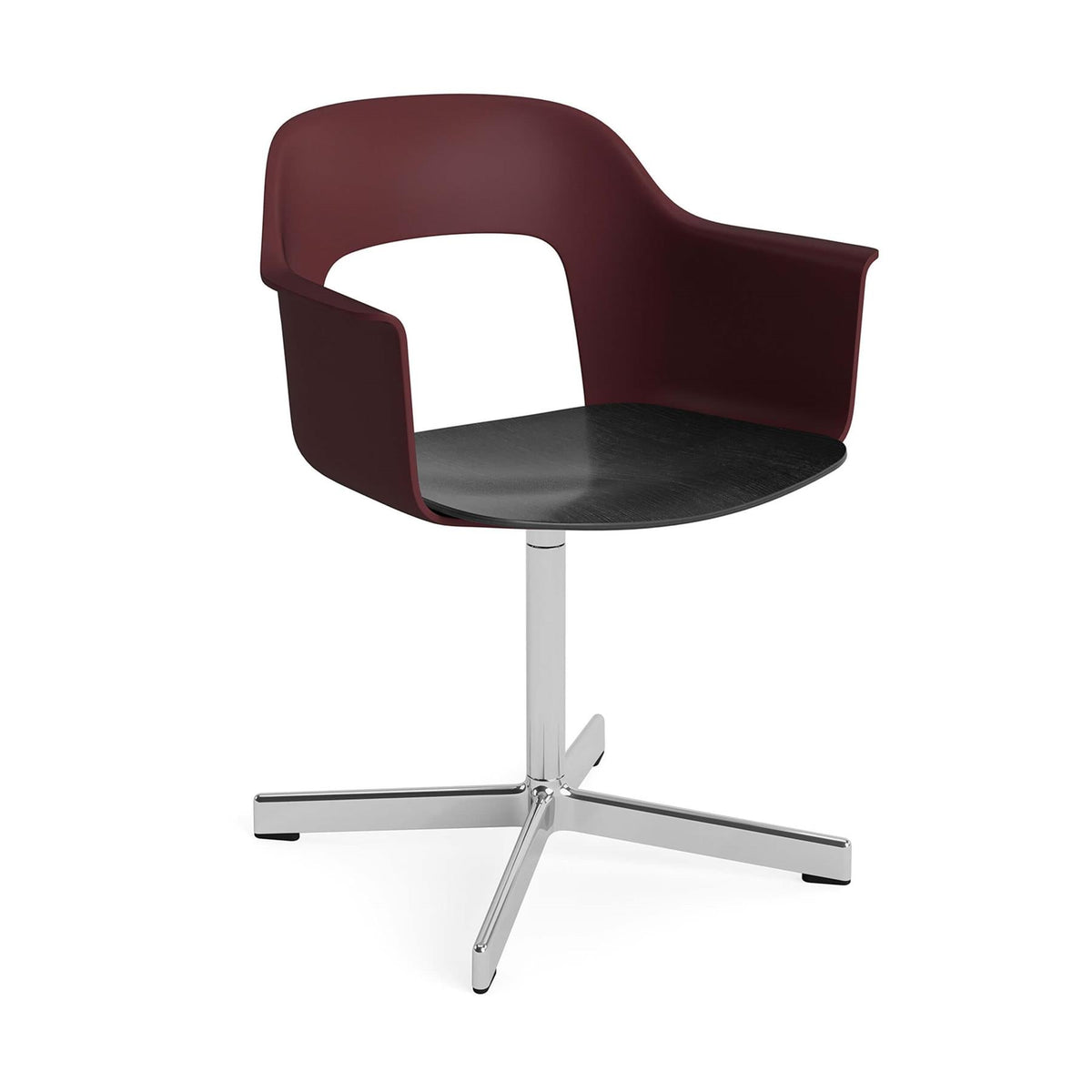 Layout Armchair 232 with 4 Star Swivel Base – HAY – view 6