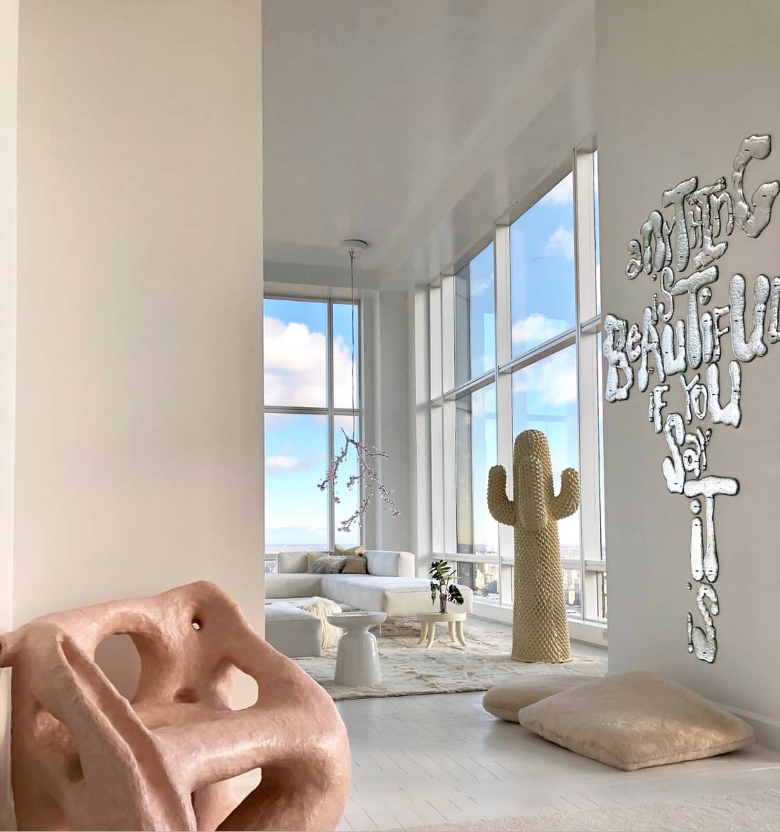 Another White Cactus - Sculpture - Gufram