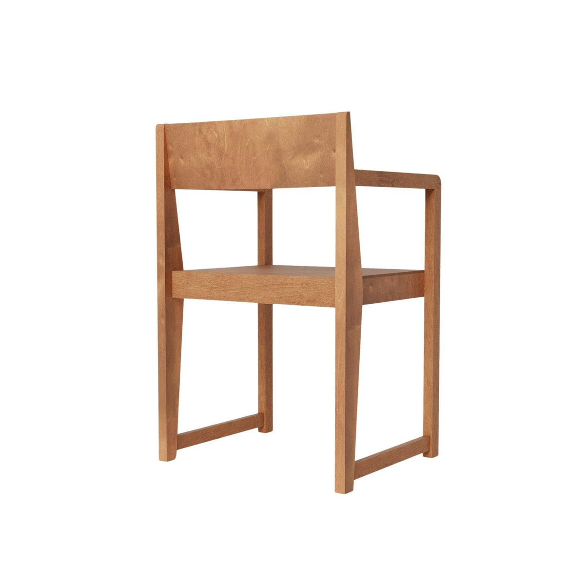 Armrest Chair 01 - Warm Brown Birch - Chairs - Frama – view 4