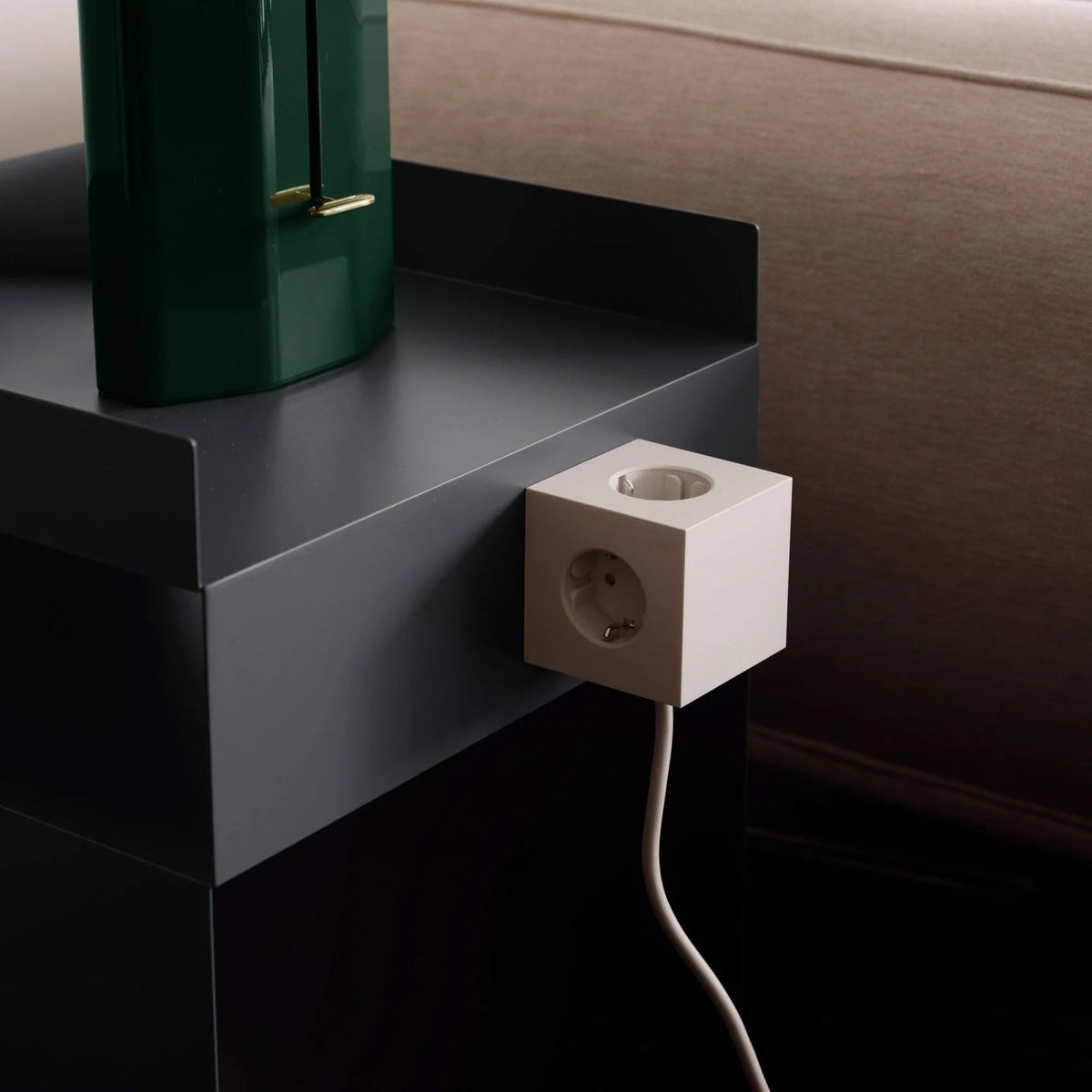 Square 1 USB C - Beige / Nomad Sand - Dekoration - AVOLT – Ansicht 3