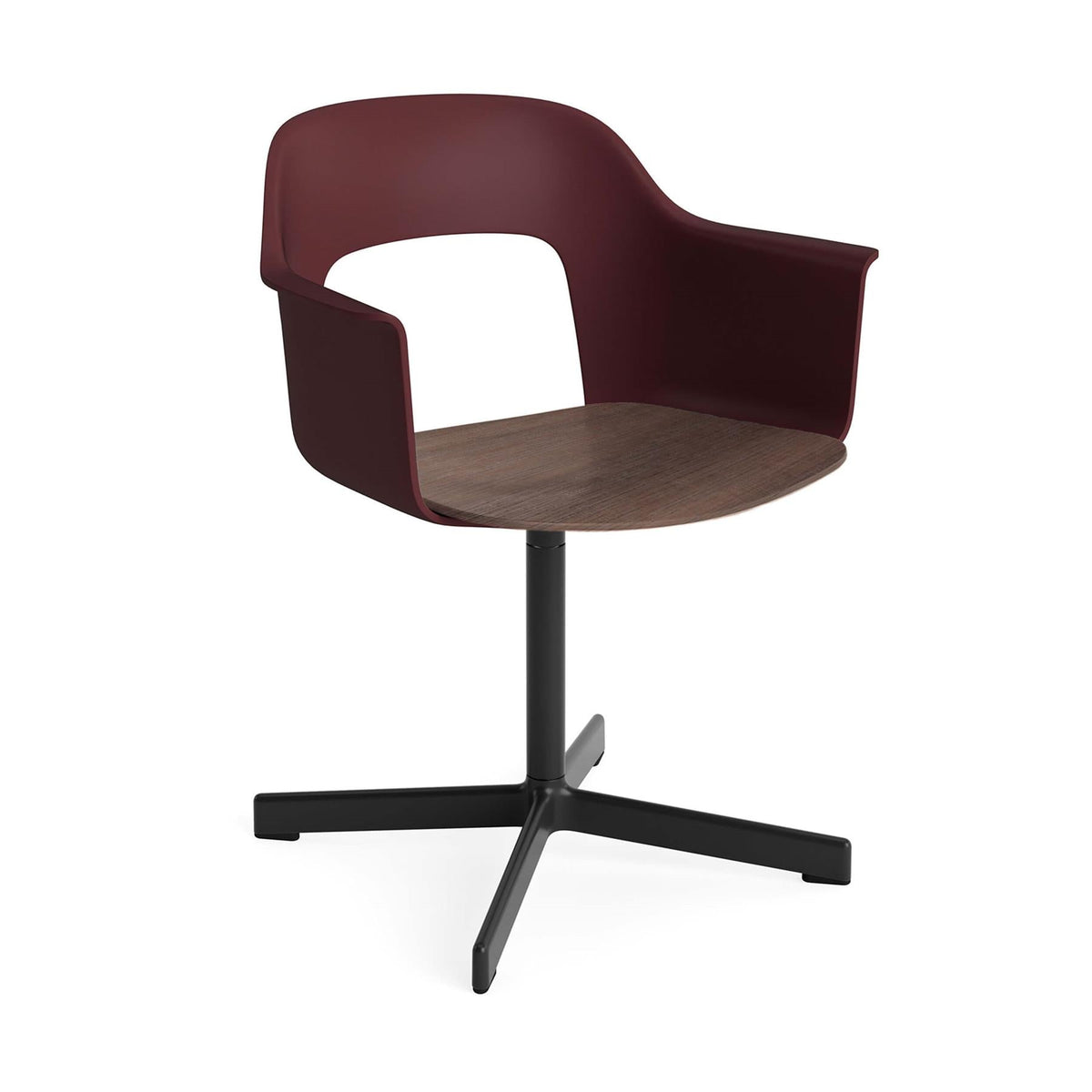 Layout Armchair 232 with 4 Star Swivel Base – HAY – view 59