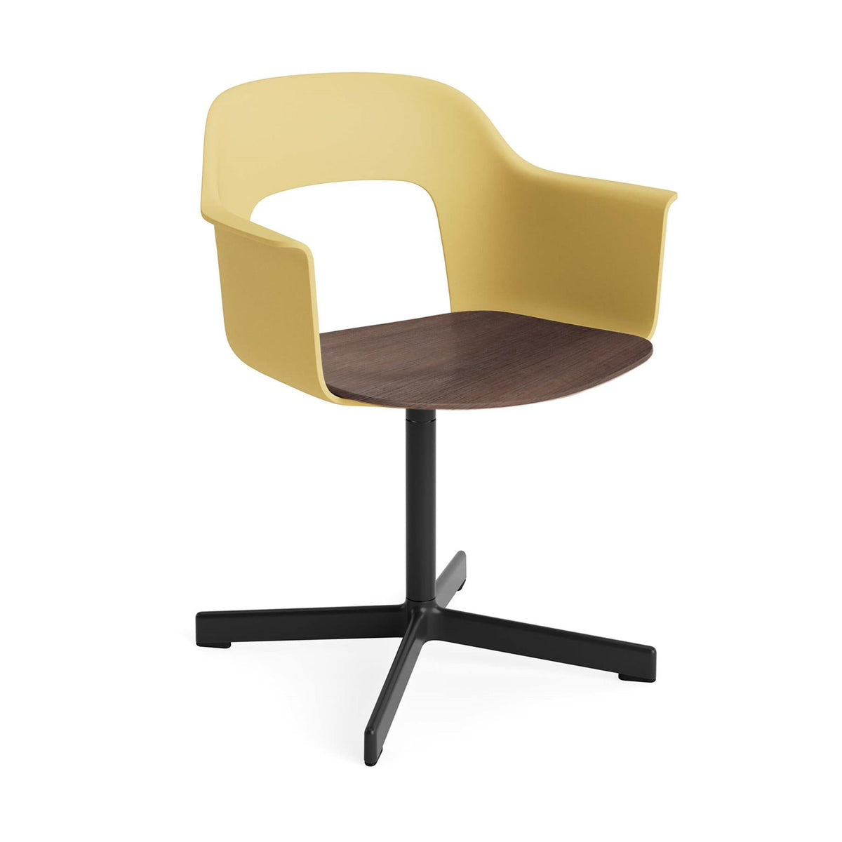 Layout Armchair 232 with 4 Star Swivel Base – HAY – view 41