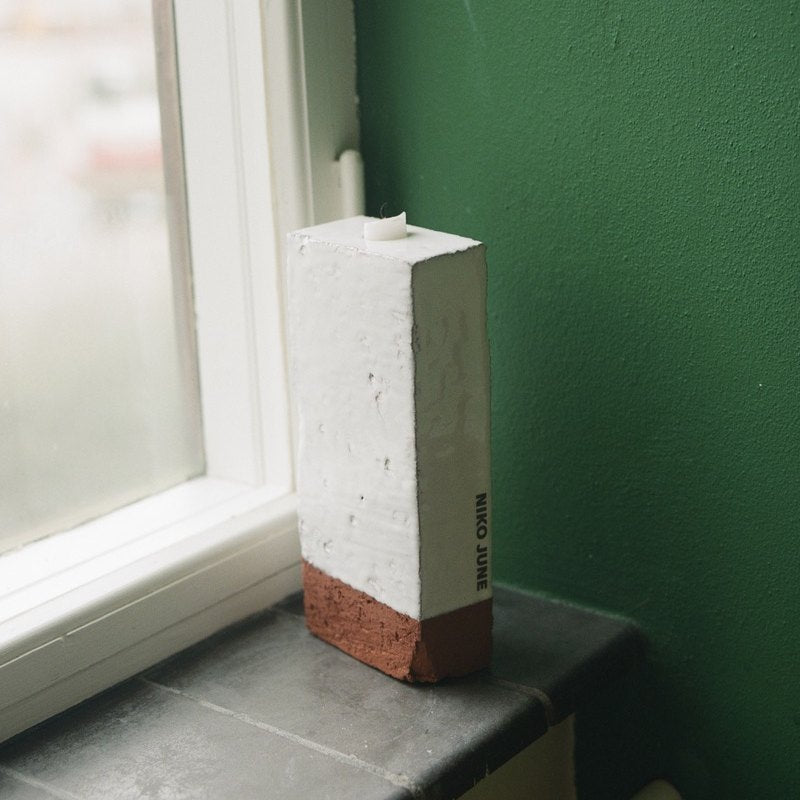 A Single Brick Candle - Candle Holder – NIKO JUNE – view 4